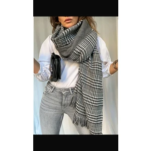 Gamgam Techno Çift Taraflı, Ekose Desenli, Kışlık Etol Şal (70X190 Cm)