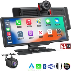 Mpia CP105M 64GB Android Auto Apple Car Play 10" 2k (1440P) Araç Içi Kamera + Arka Kamera