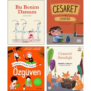 Bu Benim Dansım (Luciano Lozano) + Cesaret Hep Yanımda (Saniye Bencik Kangal) + Oynuyorum ve Kendimi Tanıyorum Özgüven + Cesaret Sandığı / 4 Kitap Set