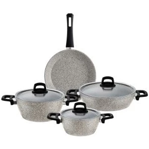 Bright 7 Parça Granit Kaplama Tencere Seti