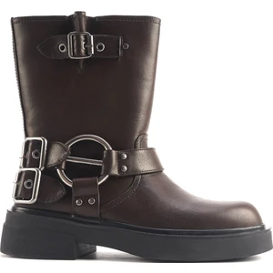 Nine West Cappa 4Pr Kahverengi Kadın Biker Bot