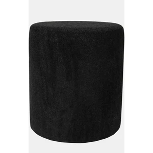 Lines Teddy Kumaş Beyaz Silindir Puf