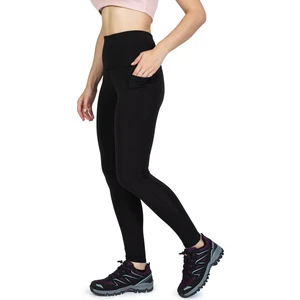 The Step Sports Kadın Siyah Kışlık Içi Polarlı Cepli Yüksek Bel Toparlayıcı Termal Tayt