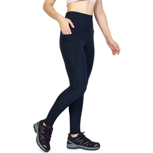 The Step Sports Kadın Lacivert Kışlık Içi Polarlı Cepli Yüksek Bel Toparlayıcı Termal Tayt