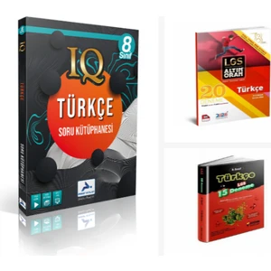 Paraf 8. Sınıf Iq Türkçe Soru Kütüphanesi&  Lgs Denemeleri