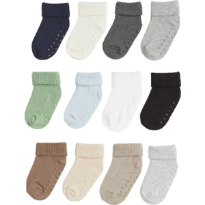 Mem Socks Kaydırmaz Çocuk Çorabı 12'li