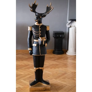 Büyük Boy Geyik Biblo Heykeli , Paris Koleksiyonu Süvari Geyik 1METRE35CM