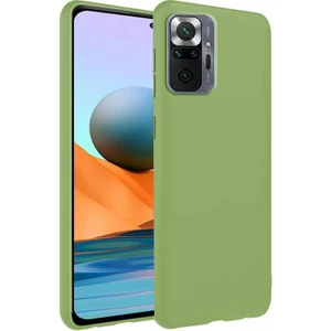 Piyasa Sepeti Xiaomi Redmi Note 10 Pro Max İnce Mat Silikon Kılıf Yeşil