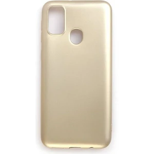 Samsung Galaxy M21 Premium Silikon Kılıf Gold