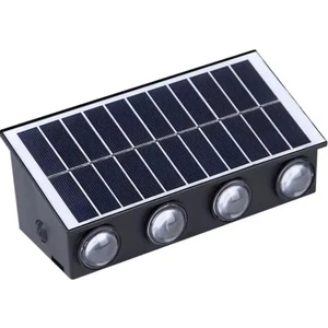 CT-8010 Kos Solar LED Aplik Gün Işığı 50LM 20W Güneş Enerjili Ev / Bahçe / Ofis Duvar Şarjlı Dış Cephe Aydınlatma 3200K IP65
