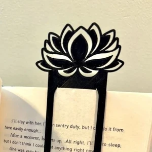 Nana Art Lotus Çiçeği Tasarımlı Kitap Ayracı – Meditasyon ve Zen Sevenlere Özel Şık Tasarım