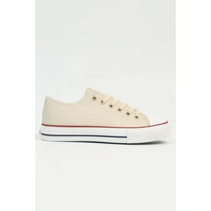 Bağcıklı Deri Sneakers