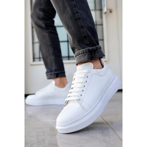 Beyaz Beyaz Erkek Günlük Casual Bağcıklı Tabanlı Sneaker Spor Ayakkabı VALENDO-5141