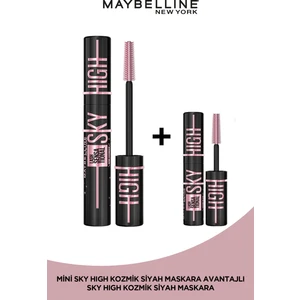 Maybelline New York Lash Sensational Sky High Cosmic Black Maskara + Sky High Cosmic Mini Maskara