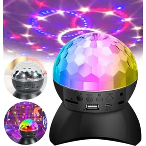 L740 Disko Topu LED Işıklı Şarjlı Bluetooth Hoparlör Disco Speaker Aux/tf Card