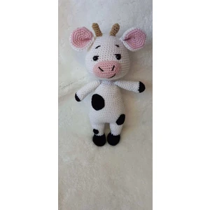 Toys City Sevimli İnek Organik Örgü Oyuncak