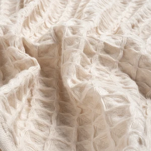 Zsa Zsa Zsu Solıd Waffle Pamuklu Yüz Havlusu 50x90 Cm Krem