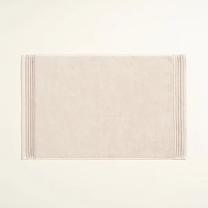 Zsa Zsa Zsu Vıseu Jakar Bordürlü Pamuk %100 Pamuk Ayak Havlusu 50x80 Cm Bej