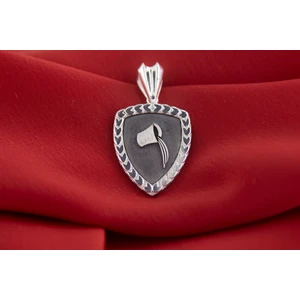 Kova Burcu Sembollü 925 Ayar Gümüş Madalyon Kolye Ucu