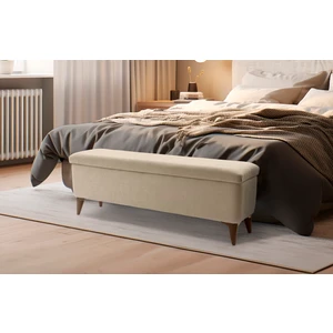 Sandıklı Puf Bench Tedy Kumaş  Pufidik  Amortsör Kapaklı Puf Bench A +  140 cm