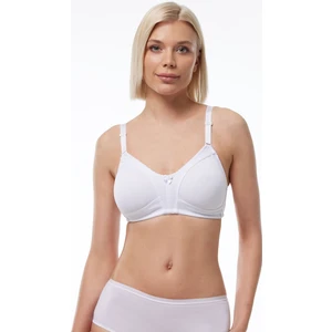 Kadın Beyaz Kapsız Balensiz Modal Pamuk Penye Toparlayıcı Sütyen 826