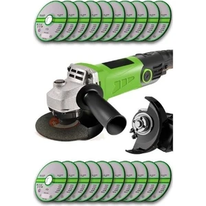 Spech Power Bakır Sargı Devir Ayarlı 4100 W 115-125 mm Spiral Avuç İçi Taşlama Makinası 20 Taş Hediyeli
