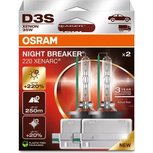 D3S Night BREAKER220 Xenarc %220 Fazla Işık (1 Tk. - 2 Ad.)