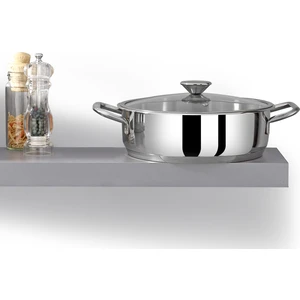 Omega 26cm Tekli Karnıyarık Paslanmaz Çelik Tencere