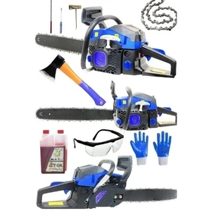 Spech Power Benzinli Çift Egzozlu 62 cc Ağaç Dal Kesim Benzinli Hızar Ağaç Kesme Motoru Makinesi