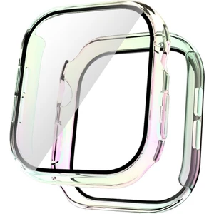 Apple Watch 10 42 mm Uyumlu Ekran Koruyucu Kasa Koruma Electroplate Parlak Tasarım Tam Koruma