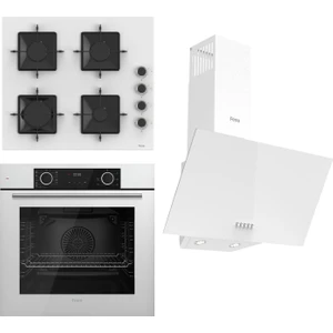 Fryart Ss Serisi Beyaz Set (SS206 + XE63CB +D087 ) - Kare Emaye Izgara