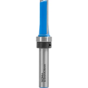 Ahşap Freze Bıçağı  07B-09526008  Rulmanlı Kenar Temizleme Freze Ucu Sap 8 mm