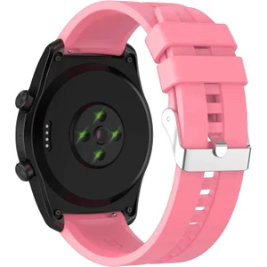 Xiaomi Redmi Watch 5 Lite ile Uyumlu Tokalı Çizgi Desen Silikon Kordon Kayış - FC369