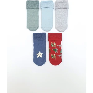 Mem Socks 5'li Kaydırmaz Havu Çocuk Çorabı