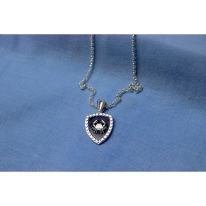 Yengeç Burcu 925 Ayar Gümüş Madalyon Kolye