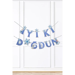 Elsa Konsept Frozen Karlar Ülkesi Tema Iyi Ki Doğdun Banner