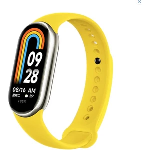 Xiaomi Mi Band 8 Mi Band 9 Uyumlu Akıllı Bileklik Silikon Kordon Kayış