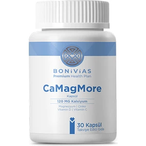 Camagmore Kalsiyum, Magnezyum, Çinko, K-D Vitamini Gıda Takviyesi