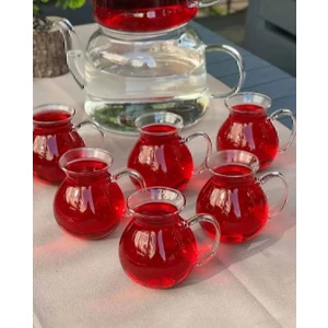 Keyfi Ala 6'lı Cam Çay Bardağı 200 ml