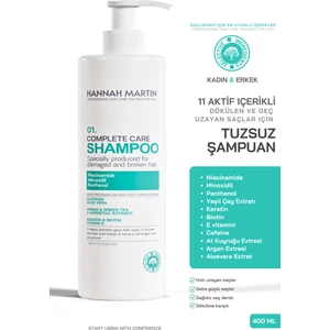 Hannah Martin Biotin ve Niacinamide Içerikli,  Geç Uzayan Saçlar Için