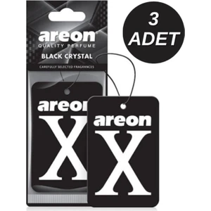 x Black Crystal (Siyah) Oto Araç Kokusu 3'lü