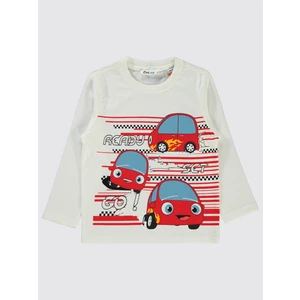 Civil Boys Erkek Çocuk Sweatshirt 2-5 Yaş Beyaz