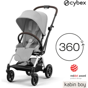 Eezy S Twist+2 (kabin boy 360 derece dönen bebek arabası) Fog grey