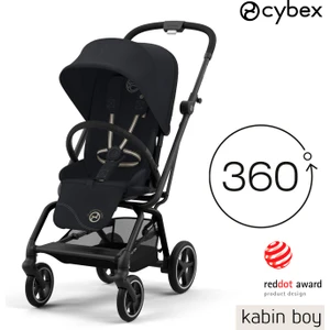 Eezy S Twist+2 (kabin boy 360 derece dönen bebek arabası) Magic Black