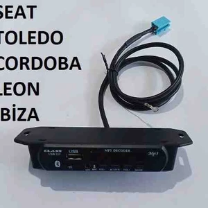 Seat Volkswagen Için 8 Pin Cd Changer Dan Çalan Aux Usb Bluetooth Modül