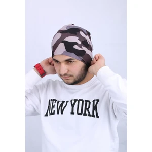 Kamuflaj Desenli Penye Unisex Bere - CPLPNKMR2
