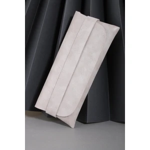 Max Polo Özel Tasarım Suni Deri Gözlük Kılıfı Krem SUNDER24R01