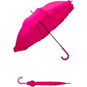 Kalite Baston Tip Rüzgara Dayanıklı 8 Fiber Telli Kadın Şemsiye Pembe MARLUX10132A