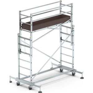 2x2 (4 Mt) Tekerlekli Alüminyum Iskele