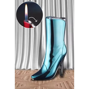 Silvio Monetti Çizme Görünümlü Gazlı Mavi Çakmak Özel Tasarım CAKSM046P